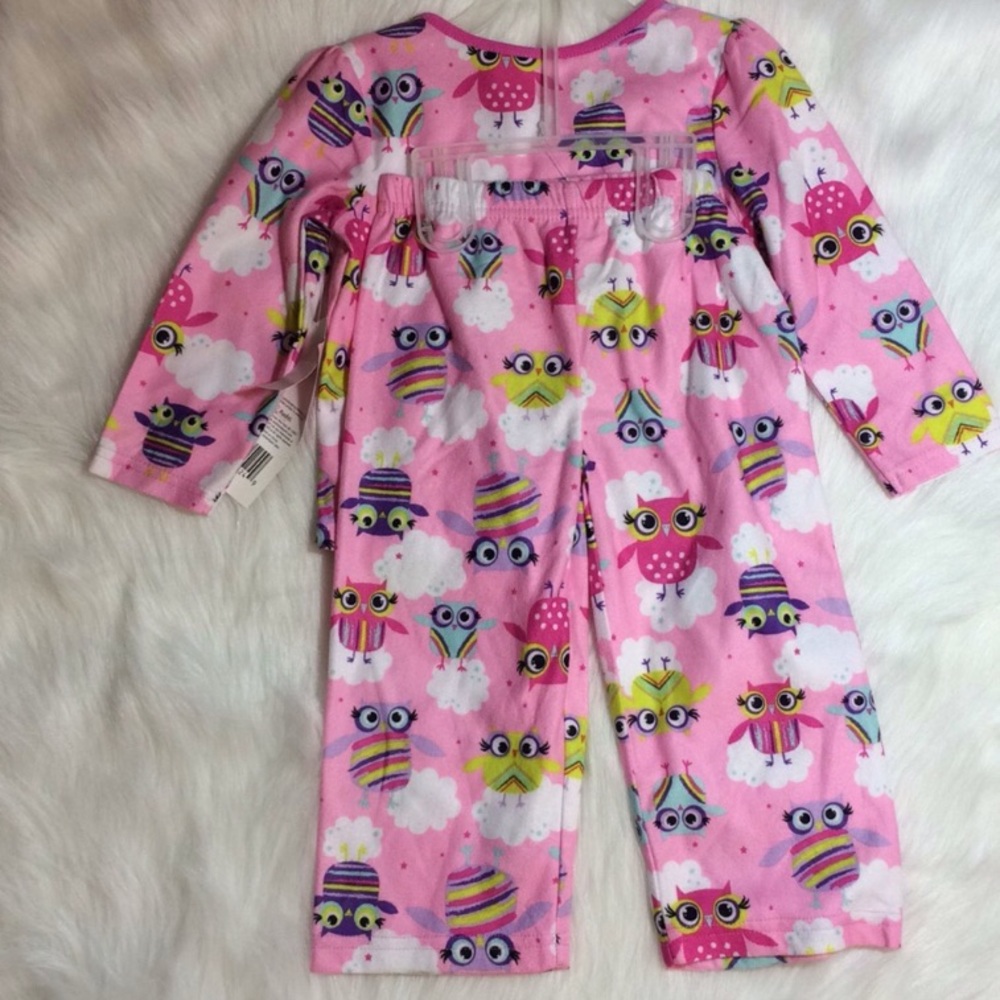 Owl 2 Piece Pajama Set - Picture 2 of 4